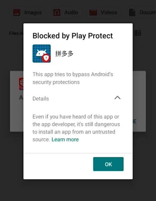 Google flags apps made by popular Chinese ecommerce giant as malware | SBM Global News