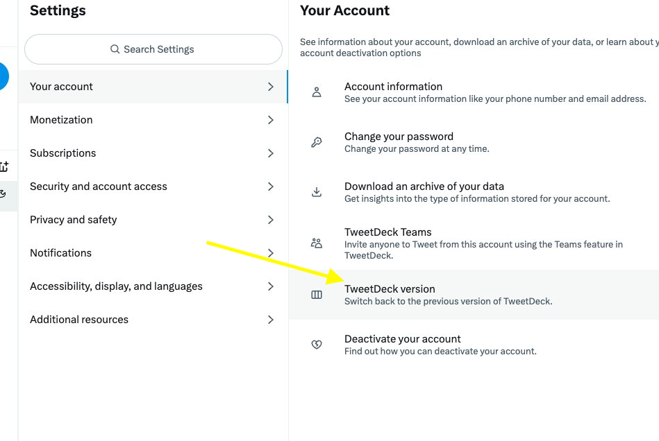 How to get the old version of TweetDeck back | SBM Global News