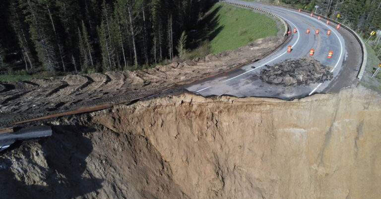 MountainLandslideDestroysSectionofHighwaytoJacksonWyojpg | SBM Global News