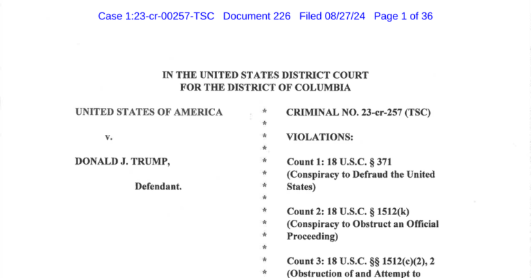 ReadtheNewTrumpIndictmentintheFederalJan6png | SBM Global News