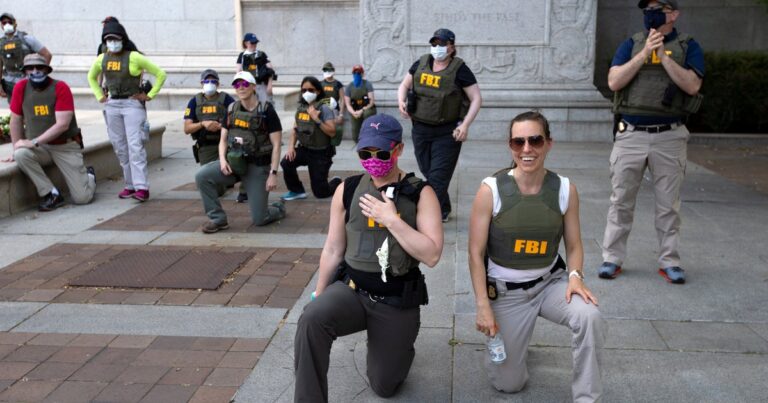 FBIAgentsWhoKneltInGeorgeFloydProtestSufferTroublingjpeg | SBM Global News