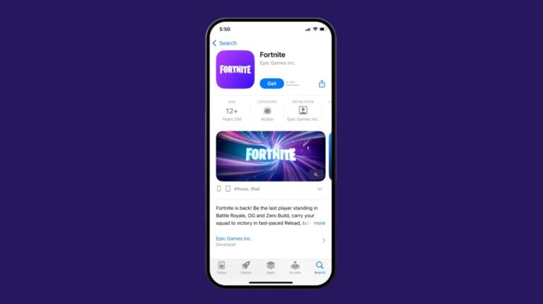 FortnitereturnstotheUSAppStoreafterafiveyearjpg | SBM Global News