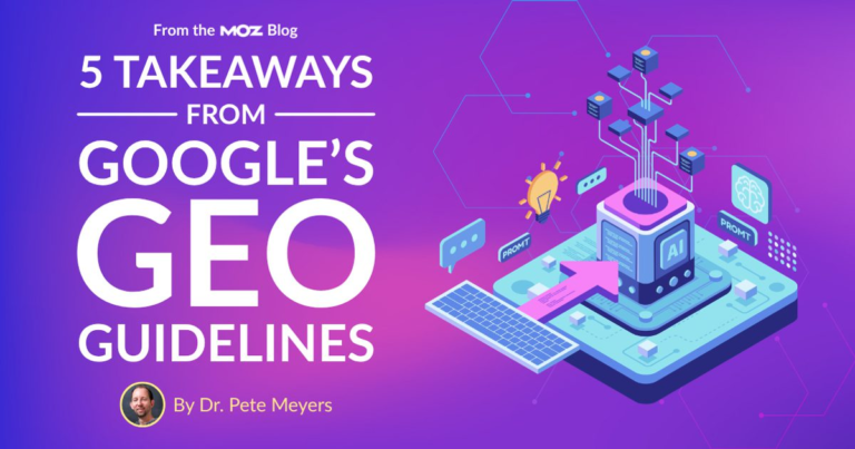 5TakeawaysfromGooglesGEOGuidelinespng | SBM Global News